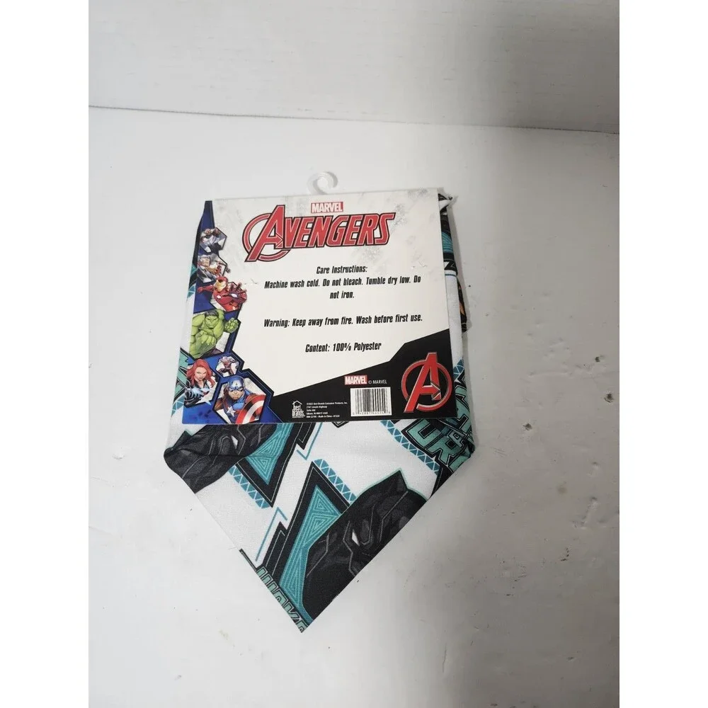 Marvel Avengers 2 pack Bandana 17.5” x 17.5” Wakanda Forever Black Panther New